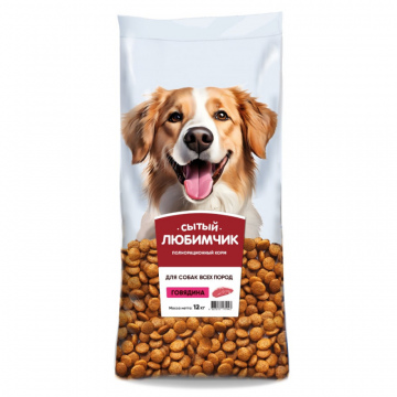 Сытый любимчик с говядиной